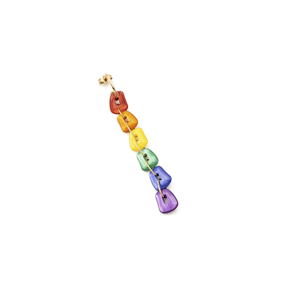 Mini Puzzle Rainbow earring