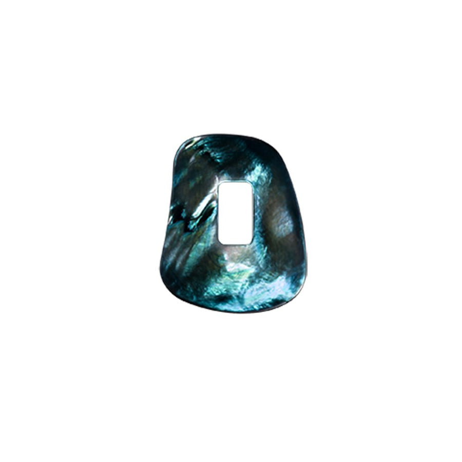 Puzzle element <br> Dark Green mother of pearl