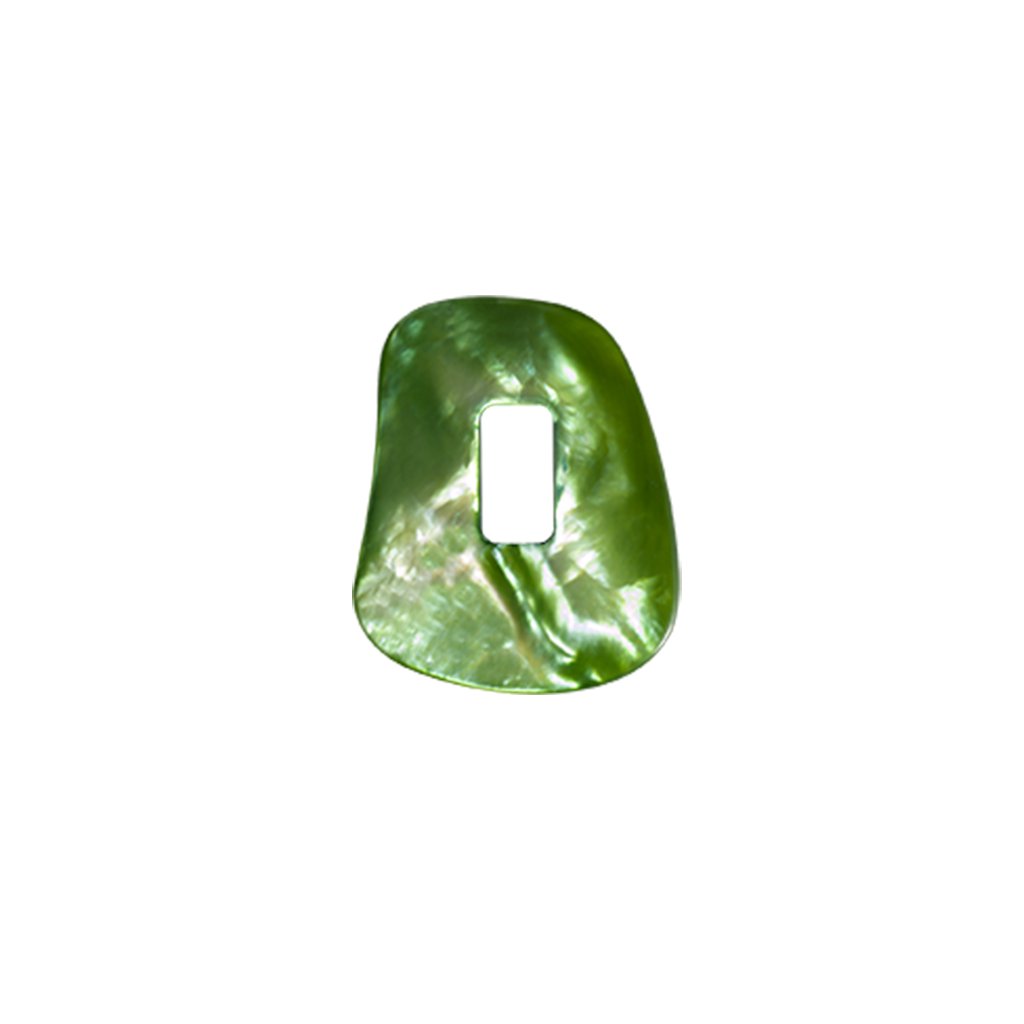 Puzzle element <br>  Light green mother of pearl
