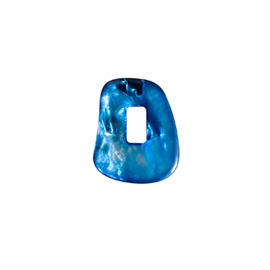 Puzzle element <br>Light blue mother of pearl